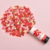Cañón de Confeti Pequeño de Empuje-Tire Celebración de Boda Tubo de Mano Rociador Fuegos Artificiales Fiesta de Boda Suministros para Propuesta Regalos Festivos