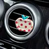 Perfume para Coche Apple Difusor de Aroma para Ventilación de Coche Creativo Decoración Interior de Coche Acrílica Suministros Fragancia para Coche