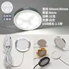 Impresión de Modelos 3D Lámpara LED Ultra Delgada USB Suministro Transfronterizo 5V Lámpara Redonda de Montaje Superficial Lámpara para Vitrina Gabinete de Ropa Gabinete de Vino