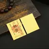 Pegatina para Teléfono Móvil Tesoro de Lámina Dorada: La Fortuna Llega, Los Cinco Dioses de la Riqueza Abren el Tesoro, Atrae Riqueza y Tesoro, Pegatina para Teléfono Móvil Estilo Antiguo