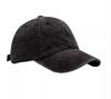 Gorra de béisbol lavada europea y americana, gorra de copa suave, color liso, con visera curva, sombrero para el sol de mezclilla desgastada, venta caliente transfronteriza