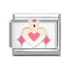 Módulo de Relógio Pulseira de Relógio Joia com Gotejamento de Óleo Feita à Mão Pulseira de Aço Inoxidável Cruzada Joia DIY Pulseira Destacável Preservadora de Cor Elástica