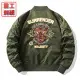 Nueva Chaqueta de Piloto Ma1 de la Fuerza Aérea para Primavera y Otoño para Hombre con Bordado Pesado Chaqueta de Béisbol Chaqueta de Cabeza de Dragón Chaqueta de Trabajo