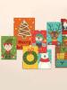 Festival de dibujos animados 10 tarjetas decorativas alegres y festivas Postal de pared Dormitorio Sala de estar Pintura decorativa para dormitorio