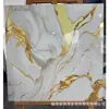 Nuevo Modelo de Exportación Baño de Oro Lujoso con Piedras Superficie Completamente Esmaltada Brillante Azulejos para Sala de Estar 00X600 Azulejos Impermeables para Piso de Cocina y Baño