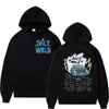 Suéter de estilo europeo y americano nuevo 2024 para hombres y mujeres con estampado de anime retro, sudadera oscura con capucha para hombres y mujeres