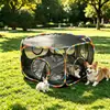 Tienda de malla plegable para mascotas, corral hexagonal para gatos, conejos y mascotas pequeñas, tienda de juegos para exteriores en stock