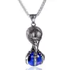 Moda simple joyería de moda acero de titanio colgante de pájaro hombres y mujeres Diamante acero de titanio fundición collar al por mayor