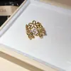 ¡Flores de Verano! Anillo Abierto de Encaje de Flor de Circonita Super Brillante para Mujer, Anillo Versátil para el Dedo Índice, Joyería de Mano de Lujo Ligero de Alta Gama