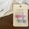 Nuevos Estilos Pinzas para el Cabello de Niños con Estampado de Cuadros, Frutas, Animales, Pasadores, Pinzas Laterales, Pinzas para el Flequillo