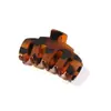 Pinza para el pelo grande con estampado de leopardo transfronterizo, Pasador versátil y elegante para mujer, Sensación de alta gama, Pinza de tiburón Accesorio para el cabello al por mayor