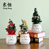 Artesanato Escandinavo Novo de Natal Papai Noel Vasos de Cerâmica para Flores de Natal Exportação Exportação Vasos de Flores Árvore de Natal