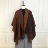Bufanda Nueva de Otoño/Invierno Pequeña Fragancia Imitación Cachemir para Mujer, Cálida y Gruesa, Bufanda de Lujo Ligero, Chal para Transmisión en Vivo al por Mayor