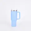 Taza de Coche de Segunda Generación Transfronteriza de 40 oz, Taza Térmica de Acero Inoxidable de Doble Capa, Taza de Hielo de Gran Capacidad con Asa, Taza de Agua