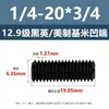 Tornillos de Fijación con Cabeza Avellanada Estándar Británico y Americano Grado 12.9, Tornillos Sin Cabeza de Allen, Tornillos de Fijación para Máquina 2 # 4 # 1/4