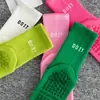 Calcetines de Yoga Verano Finos para Mujer Profesionales Antideslizantes de Silicona Rosa Tubo Largo Pilates Media Pantorrilla Calcetines Deportivos para Mujer Primavera/Verano