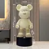Novo Cofre de Porquinho Desenho Animado Urso Violento Grande Tendência de Chão para a Sala de Estar ao Lado do Gabinete da TV, com Acabamento de Couro de Alta Qualidade