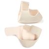 Amazon al por mayor puntual transfronterizo Cubre talón Almohadilla de talón de silicona Set de calcetines de medio gel Cubre talón amortiguador y aliviador del dolor