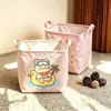 Gafas de buceo, caja de almacenamiento de oso de verano, snacks para el coche, juguetes para bebé, cesta de almacenamiento y organización plegable de gran capacidad