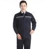 Conjunto de Roupas de Trabalho Antiestáticas Masculinas com Faixa Refletora Primavera e Verão Manga Longa Roupa de Proteção do Trabalho Oficina de Fábrica Mecânico Roupa de Manutenção