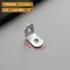 Pieza de fijación de soporte de ángulo L de acero inoxidable de 90 grados, ángulo recto, engrosado, conexión de fijación de muebles, código de ángulo de 7 caracteres