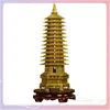Pagode Wenchang, pagode de cobre puro para escritório/estudo, vendas diretas da fábrica, Pagode Wenchang Bagua, treze andares sala de estar nove andares