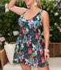 Biquíni Maiô Sexy de Uma Peça Novo Estilo Europeu e Americano Transfronteiriço para Comércio Exterior Plus Size de Alta Qualidade para Mulheres
