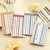 Livro de Adesivos Dia Lindo Série Gap Tema Decorativo Decoração de Diário Material Base para Colagem Criativa 32 Folhas