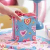 Papel de Presente Colorido com Tema de Amor, Papel de Presente Criativo e Fofo para o Dia dos Namorados e Presentes de Aniversário, Papel de Presente DIY