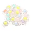 Estrella de Cinco Puntas de Acrílico Forma de Corazón Flor Pequeña Cuentas Transparentes Esmeriladas Cuentas para Manualidades Accesorios para Joyería al por Mayor