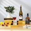Suporte de exibição de alimentos de buffet de acrílico para festa de casamento Base de cubo Preto Branco Transparente Dourado Fábrica