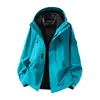 Jaqueta Hardshell de Montanhismo de Três em Um Estilo Luo Tuo de Alta Qualidade para Outono e Inverno, à Prova de Vento e Impermeável, para Homens