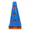 Barril con logotipo de agujero hexagonal de 23 cm para entrenamiento de fútbol y baloncesto, cono de bloqueo ágil, para obstáculos.