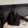 Bolso de Otoño de Aspecto Elegante para Mujer Nuevo Estilo Coreano Simple Color Sólido Bolso de Hombro Casual Gran Capacidad Bolsa Tote para Viajes