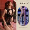 Ye Tingxiang Combinação de Roupa de Renda Jacquard Europeia e Americana Macacão Sem Cavalo Lingerie Sexy Recorte Meia Sexy Tamanho Grande Tentação