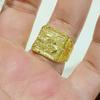 Anillo para Hombre Chapado en Oro Vietnamita Artesanía Fina Engrosado Oro Fortuna Anillo Grande Joyería Comercio Electrónico Transmisión en Vivo Suministro Mayorista