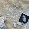 Ropa Interior Sexy Transfronteriza Dier Estilo Francés Sujetador Malla Ultra Fina Conjunto Erótico