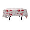 Decoração de festa de Halloween toalha de mesa descartável de filme de alumínio amazon toalha de mesa atmosfera de terror de Halloween estampa de mão sangrenta