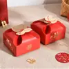 Caixa de Doces 2023 Nova Sacola de Doces de Caqui Caixa de Doces para Casamento Embalagem de Caixa de Presente de Alto Nível Caixa de Doces Suprimentos para Casamento