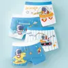 Cuecas Boxer Infantis de Verão Desenho Animado Respiráveis Sem Apertar Shorts para Meninos Venda por Atacado de Cuecas Boxer para Crianças Pequenas, Médias e Grandes