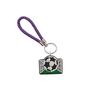 Llavero de cuerda trenzada creativa de la serie de fútbol de Amazon, accesorio colgante creativo para coche de Shein, llavero de tejido