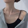 Colar de borboleta Manxing para mulheres estilo frio ins hip hop senso de design corrente clavicular temperamento colar Círculo Celebridade da Internet