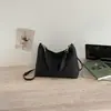 Bolso tipo cubo liso de moda y versátil para mujer, elegante y chic para el uso diario, bolso de hombro para ir al trabajo