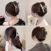 2025 Elegante Presilha Grande de Tubarão Presilha de Cabelo Feminina Presilha de Cabelo na Parte de Trás da Cabeça Acessório de Cabelo de Luxo Presilha de Cabelo