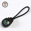 En stock Cremallera de Inyección Cuerda de Cola para Ropa Ropa y Ropa Equipaje Cuerda Colgante Tirador Escalada con Brújula
