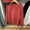 Estilo Japonés Unisex 2026 Otoño Casual Suéter de Cuello Redondo Sudadera Color Sólido Manga Larga Camisa Deportiva Top 475377