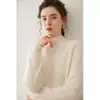 Suéter Versátil de Punto Pullover Baicai de Terciopelo con Mangas Raglán, Cuello Semi Alto, Cachemira, Nuevo Llegado Otoño/Invierno 2026