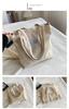 Bolso de gran capacidad, otoño e invierno 2023, nuevo bolso de mujer, bolso de lona, bolso de hombro, bolso de mano informal, sencillo y portátil.