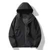 Stock de fábrica al por mayor Chaqueta de trekking 3 en 1 para hombre y mujer Impermeable a prueba de aceite a prueba de manchas Transpirable Resistente al desgaste Senderismo Abrigo para exteriores