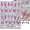 Belleza Completa Transfronterizo Nuevo Arte de Uñas Pegatinas en Relieve Copo de Nieve Navideño Papá Noel Hombre de Jengibre Pegatinas para Arte de Uñas